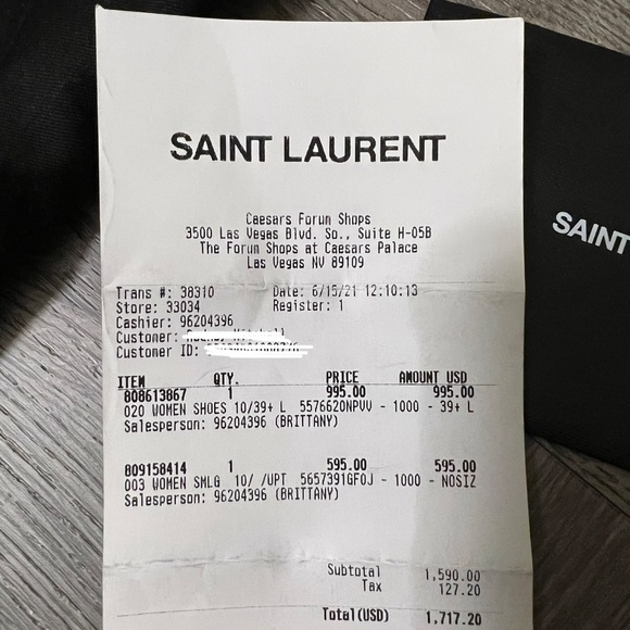 Saint Laurent - BLACK HEEL - Picture 10 of 10